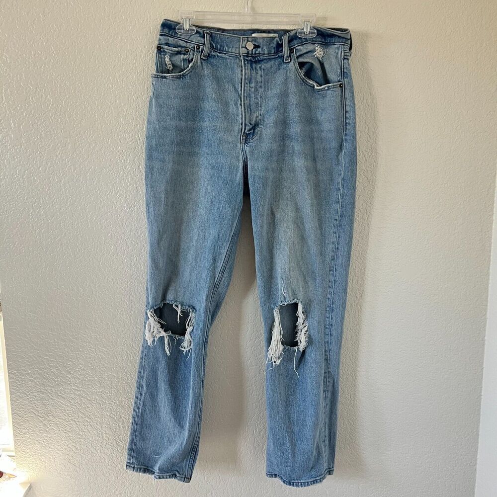 Abercrombie & Fitch The 90'S Straight Ultra High Rise Womens 32